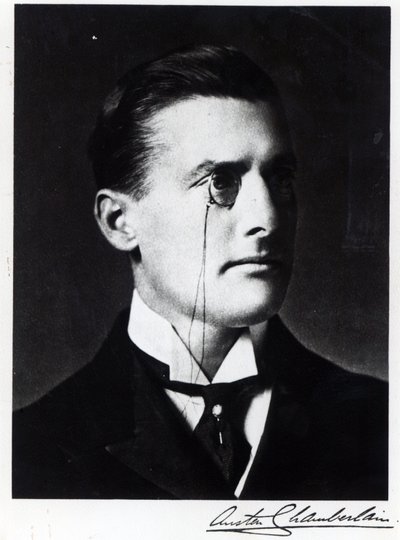 Austen Chamberlain by English Photographer